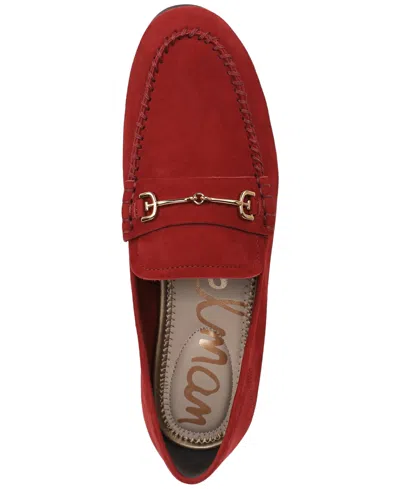 Sam Edelman Loraine Bit Loafer In Red