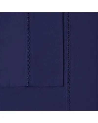 Oceanfront Resort Solid Percale Sheet Set In Blue