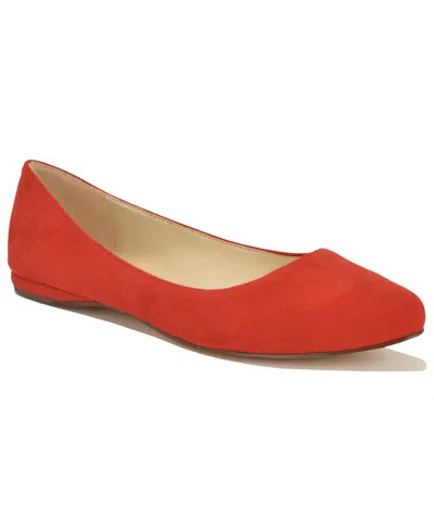 Nine West Speak Up Ballet Flat In Red