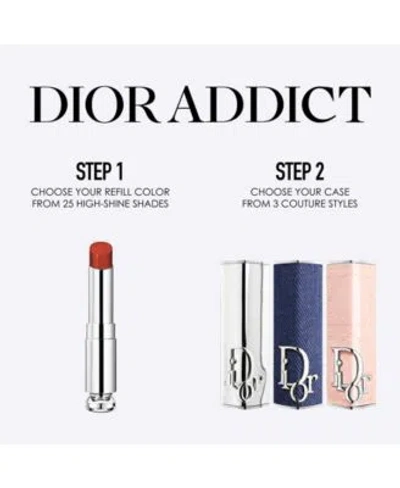 Dior Addict Refillable Shine Lipstick Collection In 745 Re(d)volution (a Raspberry Pink)