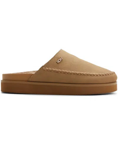 Roxy Kahiki Platform Mule In Tan