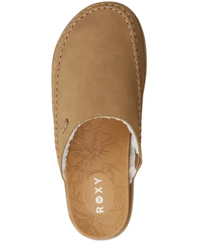 Roxy Kahiki Platform Mule In Tan