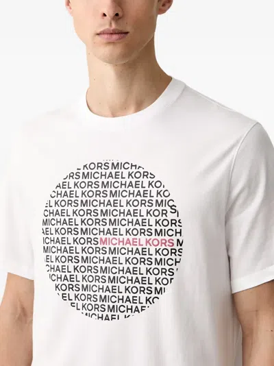 Michael Kors Logo-print T-shirt In White