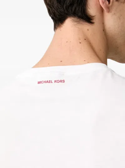 Michael Kors Logo-print T-shirt In White