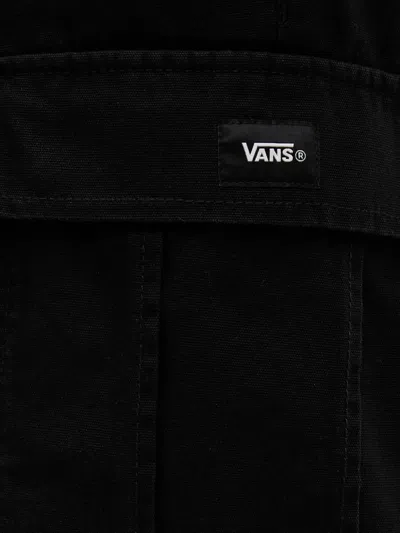 Vans Drawstring Cargo Shorts In Black