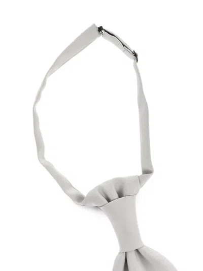 Corneliani Pointed-tip Ascot Tie In Gray