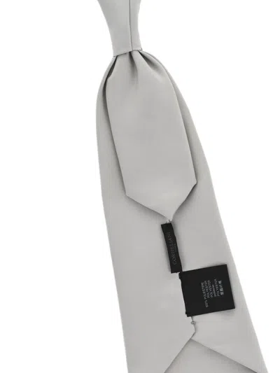 Corneliani Pointed-tip Ascot Tie In Gray