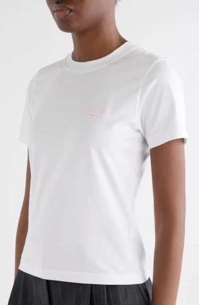 Givenchy Fitted Cotton T-shirt In Red