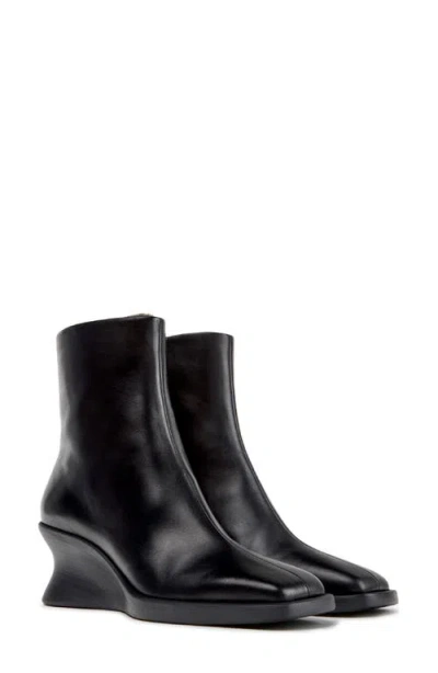 Camper Louise Wedge-heel Ankle Boots In Black