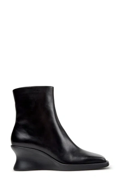 Camper Louise Wedge-heel Ankle Boots In Black