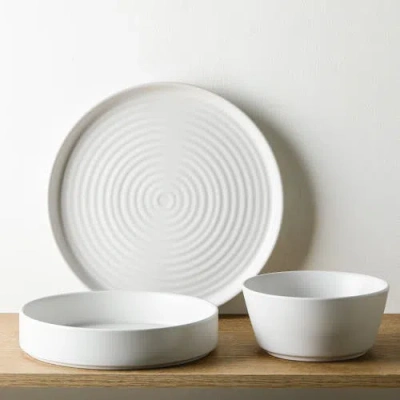 Stone Lain Elica 24-piece Dinnerware Set Stoneware In White