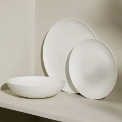 Stone Lain Taglio Bone China 24-piece Dinnerware Set In White