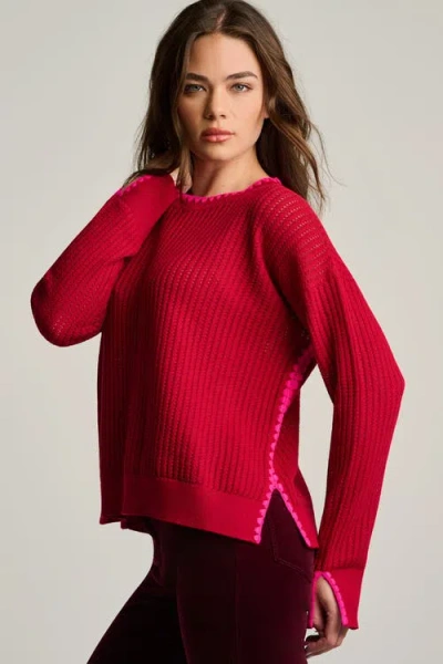 Lisa Todd Power Stitch Cotton Pullover In Multi