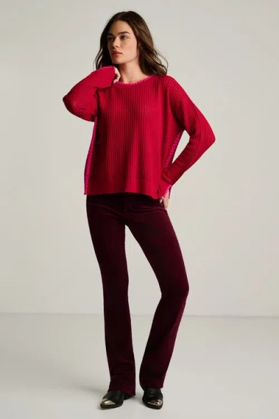 Lisa Todd Power Stitch Cotton Pullover In Multi