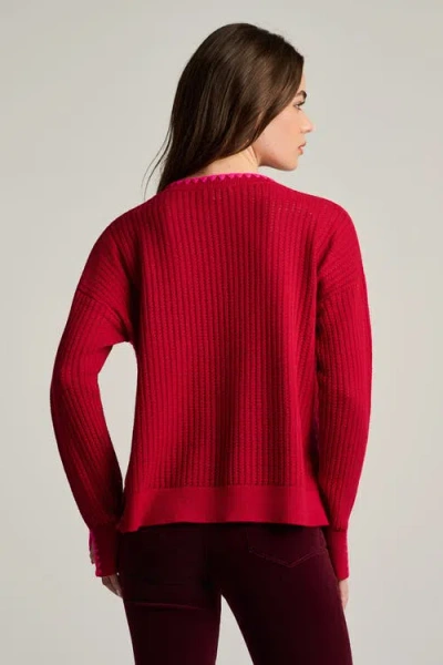 Lisa Todd Power Stitch Cotton Pullover In Multi