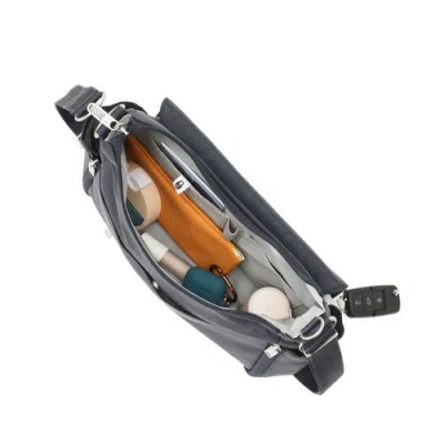 Baggallini Securtex Journey Anti-theft Hobo In Black