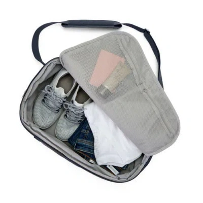 Baggallini Securtex Classic Anti-theft Convertible Travel Backpack In Blue