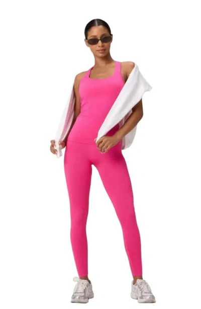 Fabletics Feather Tech+ Racerback Tank In Pink