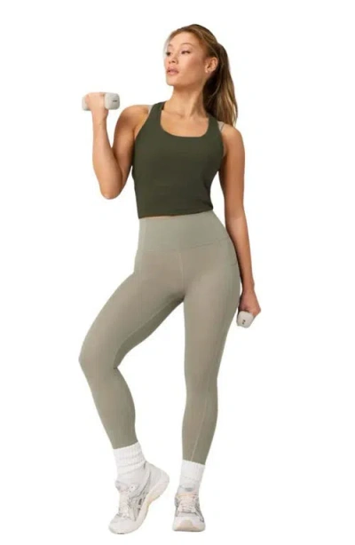 Fabletics Feather Tech+ Racerback Tank In Green