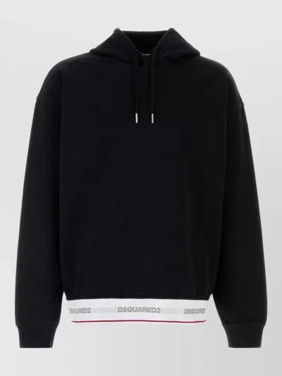 Dsquared2 Dsquared Oversized Cotton Sweatshirt In Black
