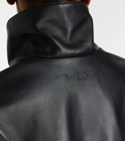 Givenchy Leather Jacket In Black