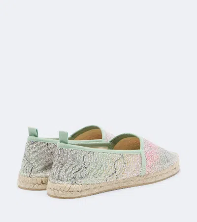 Missoni Zigzag Sequined Espadrilles In Multi