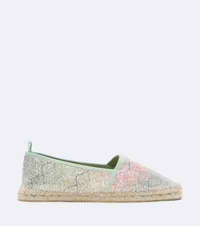 Missoni Zigzag Sequined Espadrilles In Multi