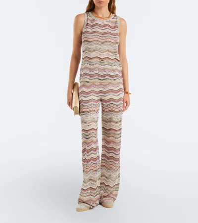 Missoni Zigzag Sequined Espadrilles In Multi
