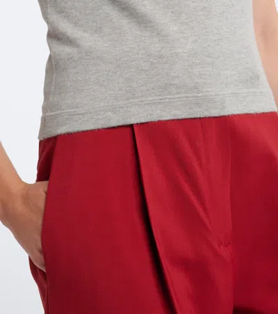 Extreme Cashmere Gray Basic T-shirt In Multi