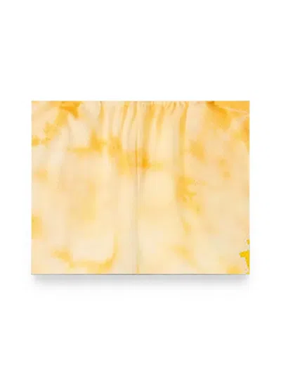 Eric Emanuel Tie Dye Basic Shorts In Yellow