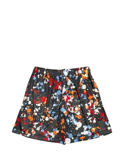 Eric Emanuel Graphic-pattern Shorts In Black