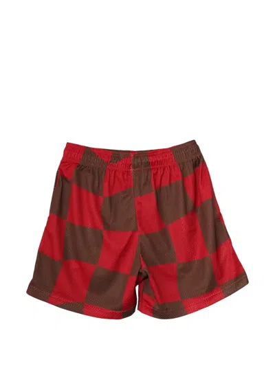 Eric Emanuel Checked Track Shorts In Multi
