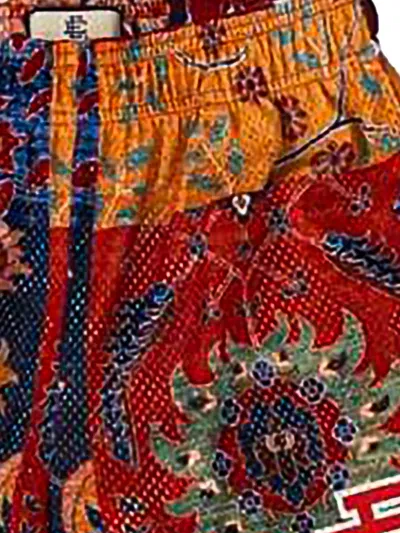 Eric Emanuel Patchwork Shorts In Multi