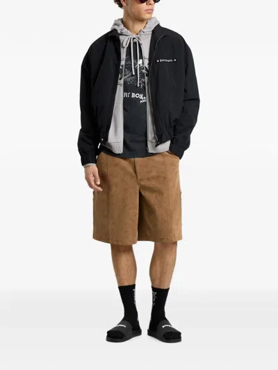 Palm Angels Surf Boy Regular T-shirt In Black