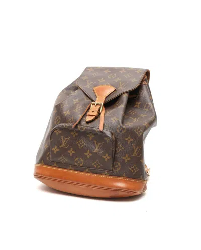 Louis Vuitton Monogram Montsouris Pm Backpack In Brown