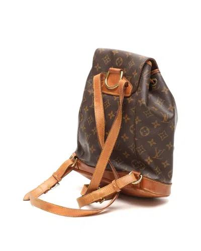 Louis Vuitton Monogram Montsouris Pm Backpack In Brown