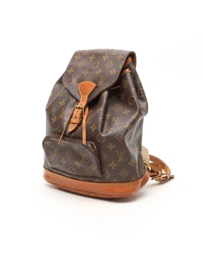 Louis Vuitton Monogram Montsouris Pm Backpack In Brown
