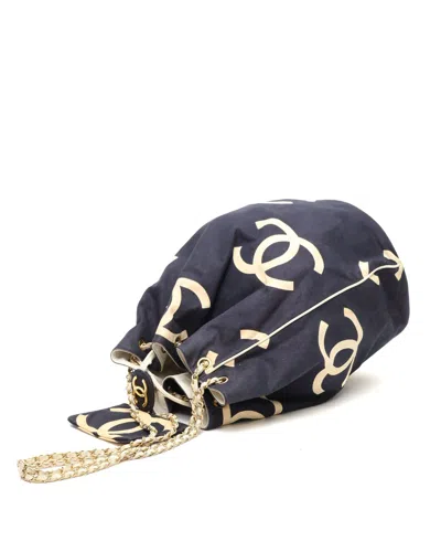 Chanel Cc Drawstring Bucket Bag In Multi
