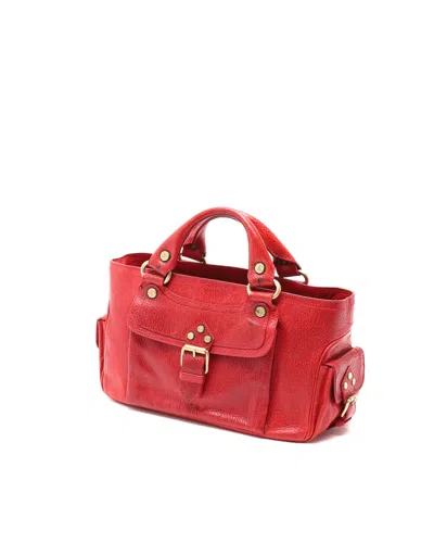 Celine Céline Boogie Bag In Red