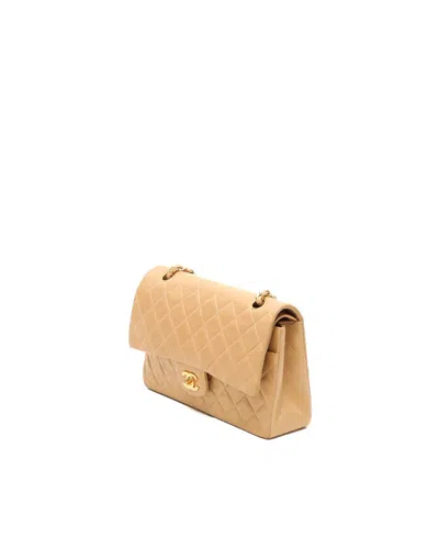 Chanel Classic Medium Double Flap Bag In Brown