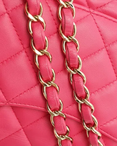 Chanel Classic Mini Rectangular Single Flap Bag In Pink