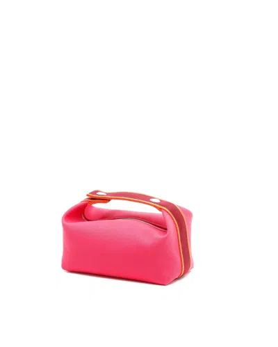 Hermes Hermès Bride À Brac Cloth Vanity Case In Pink