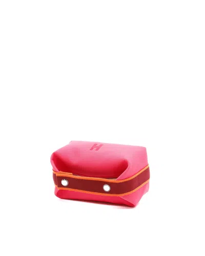 Hermes Hermès Bride À Brac Cloth Vanity Case In Pink
