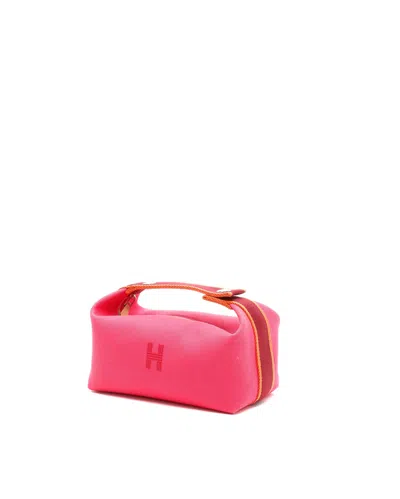 Hermes Hermès Bride À Brac Cloth Vanity Case In Pink