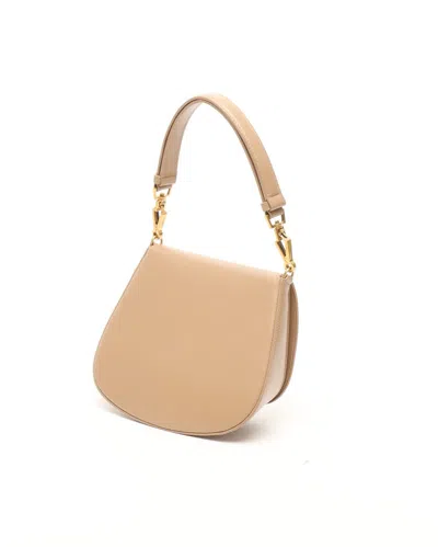 Saint Laurent Mini Voltaire Top Handle Bag In Brown