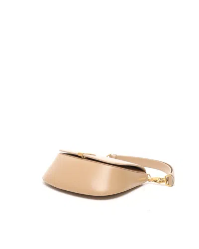 Saint Laurent Mini Voltaire Top Handle Bag In Brown