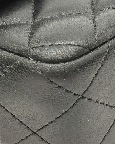 Chanel Classic Mini Rectangular Single Flap Bag In Black