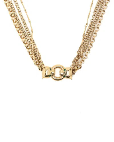 Givenchy Multi Chain Necklace In Gold