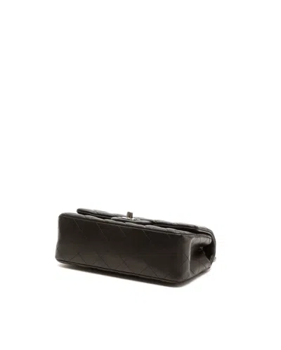 Chanel Classic Mini Rectangular Single Flap Bag In Black