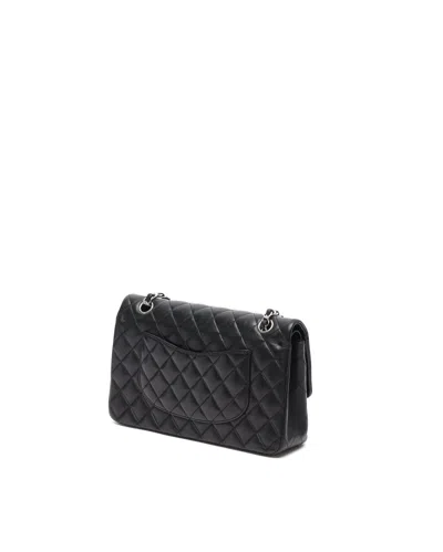 Chanel Classic Medium Double Flap Bag In Black